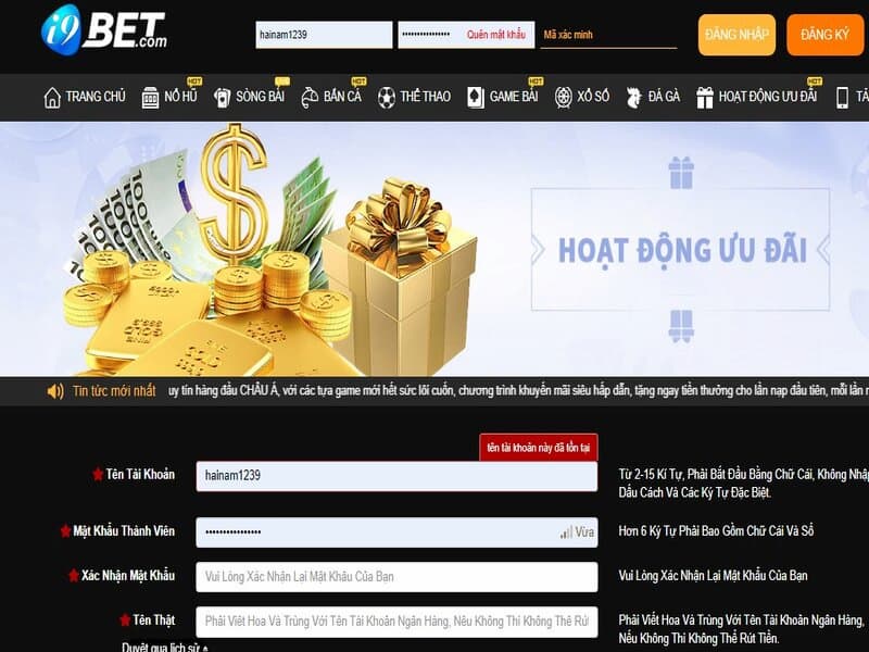 Đăng Ký i9bet 2025: Hướng Dẫn Nhanh Chóng, Nhận Khuyến Mãi Thành Viên Mới!